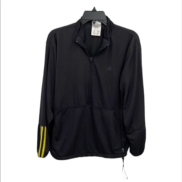 adidas Tops - Adidas Women's Black Climalite Long Sleeve Half Zip Pullover  Size M